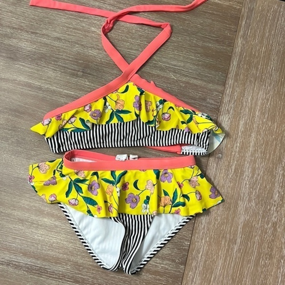 Heart & Harmony girls 2 piece swim Sz 8